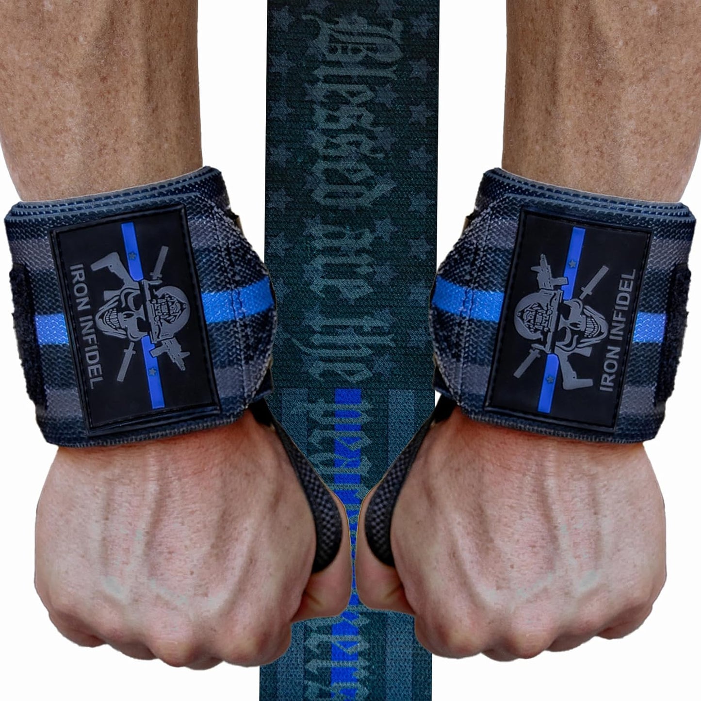 Heavy Duty Wrist Wraps for Weightlifting - Available in 18" and 24" for Enhanced Support in Gym Workouts, CrossFit, Fitness, and Powerlifting