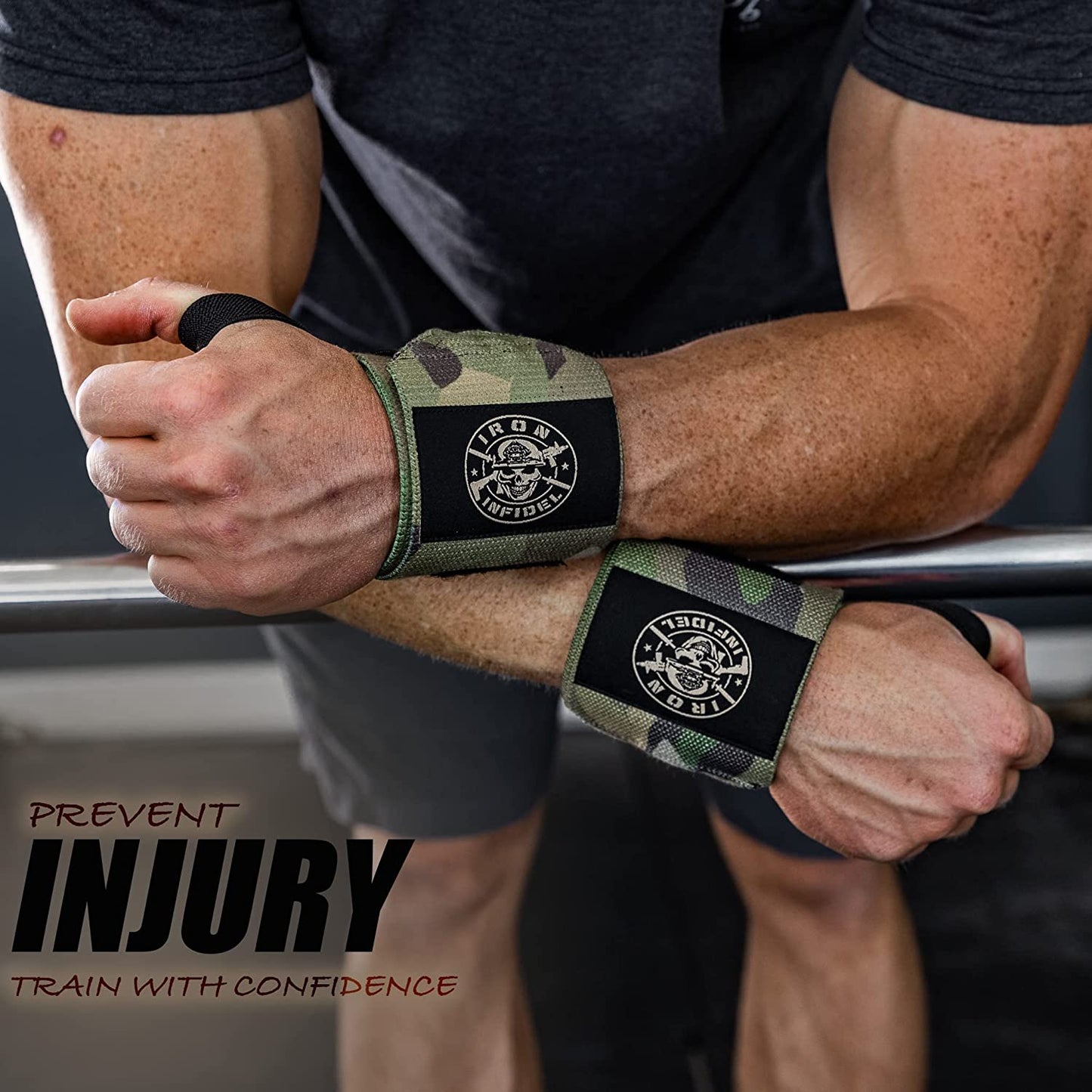 Heavy Duty Wrist Wraps for Weightlifting - Available in 18" and 24" for Enhanced Support in Gym Workouts, CrossFit, Fitness, and Powerlifting