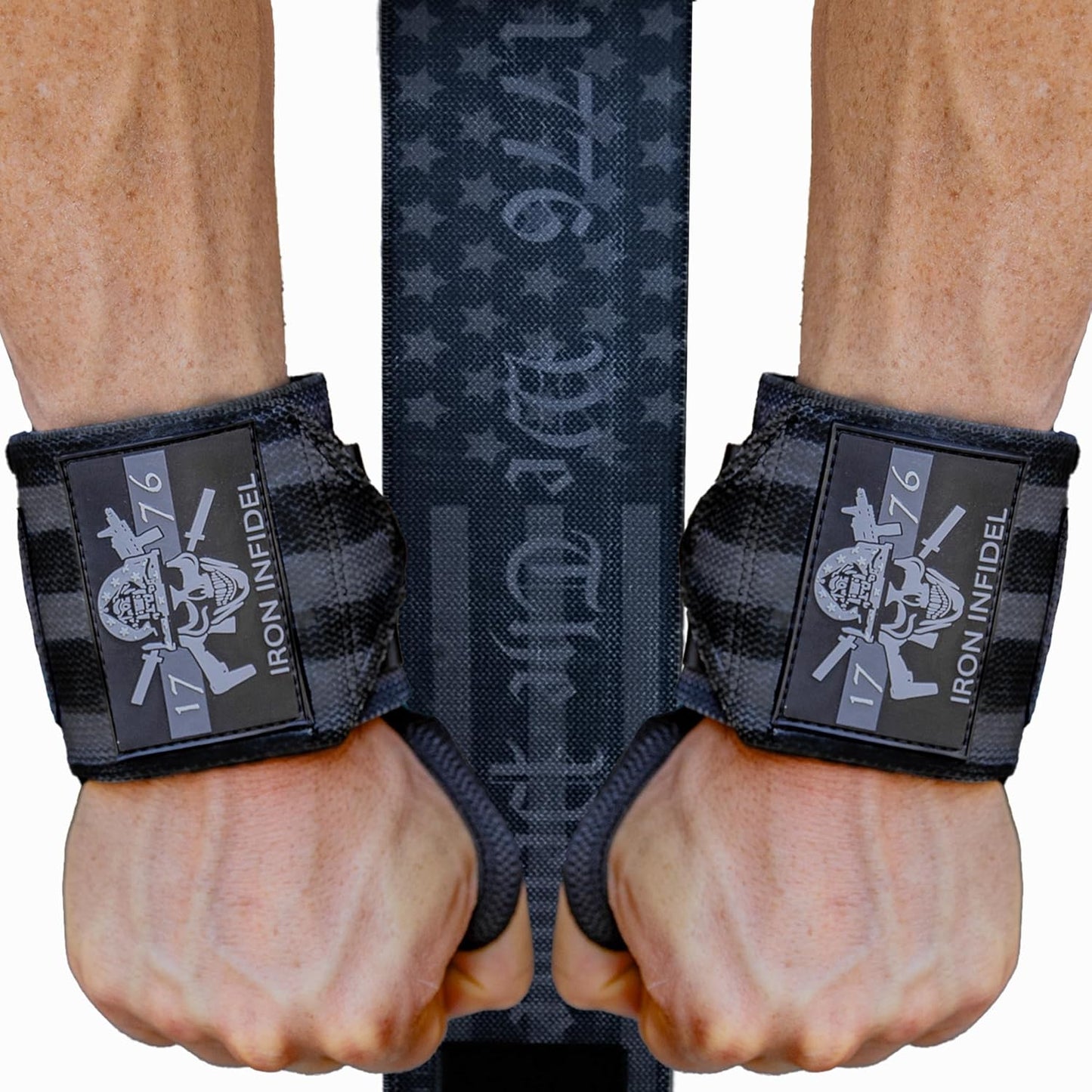 Heavy Duty Wrist Wraps for Weightlifting - Available in 18" and 24" for Enhanced Support in Gym Workouts, CrossFit, Fitness, and Powerlifting