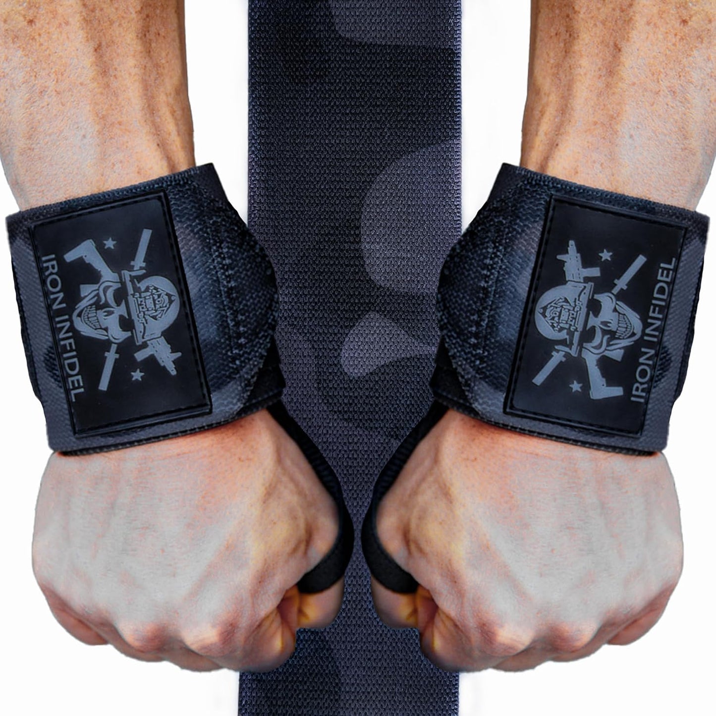 Heavy Duty Wrist Wraps for Weightlifting - Available in 18" and 24" for Enhanced Support in Gym Workouts, CrossFit, Fitness, and Powerlifting