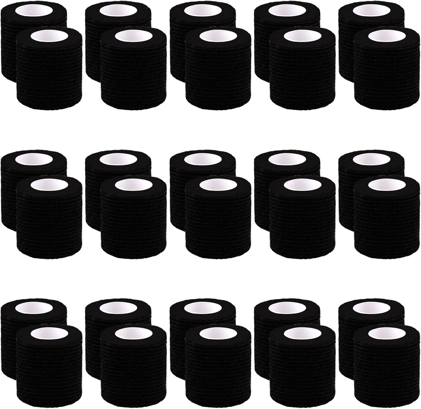 30 Rolls Self Adherent Wrap 2 Inch Self Adhesive Bandages Wrap Tape Stretch Bandage Self Stick Bandage Wraps for Wrist Ankle Swelling Sprains