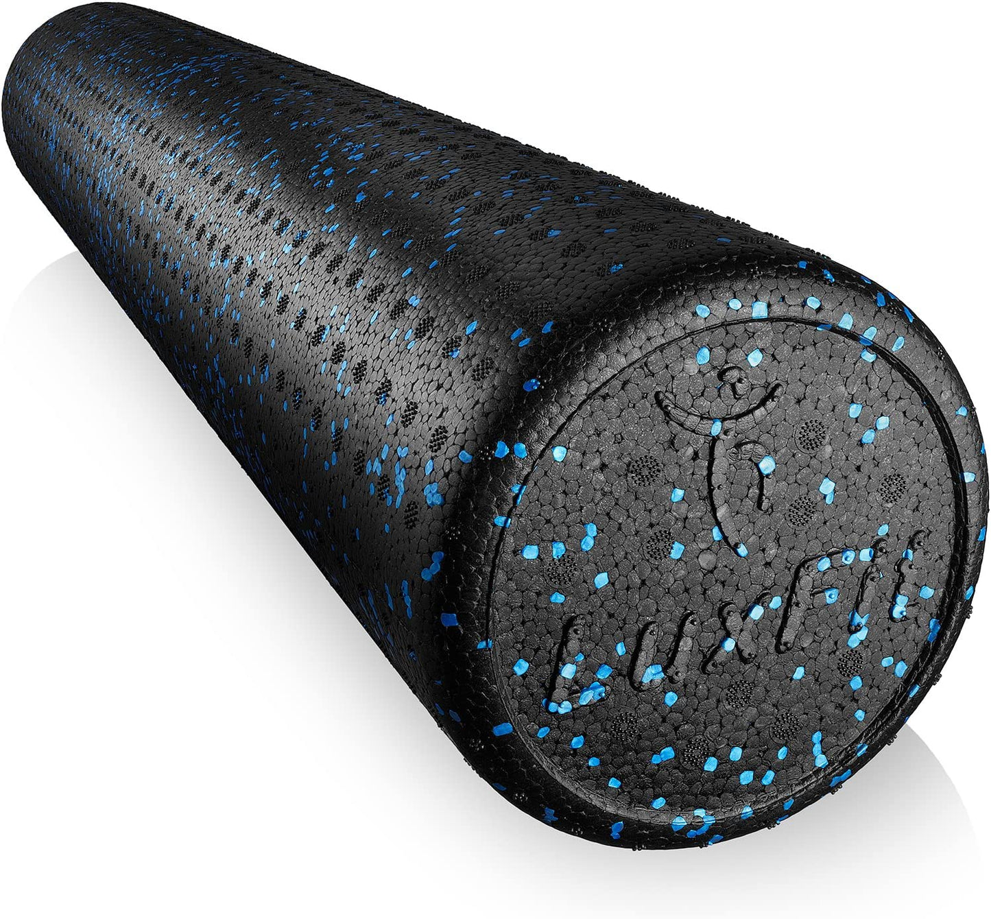 Foam Roller, Speckled Foam Rollers for Muscles '3 Year Warranty' High Density Foam Roller for Physical Therapy, Exercise, Deep Tissue Muscle Massage. Back, Leg, Body Roller (Blue, 36 Inch)