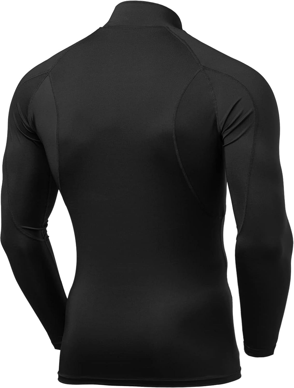Men's UPF 50+ Long Sleeve Compression Shirt for Athletic Performance and Water Sports