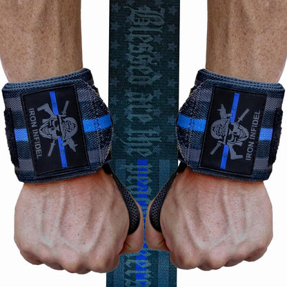 Heavy Duty Wrist Wraps for Weightlifting - Available in 18" and 24" for Enhanced Support in Gym Workouts, CrossFit, Fitness, and Powerlifting