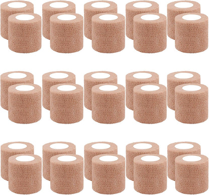 30 Rolls Self Adherent Wrap 2 Inch Self Adhesive Bandages Wrap Tape Stretch Bandage Self Stick Bandage Wraps for Wrist Ankle Swelling Sprains