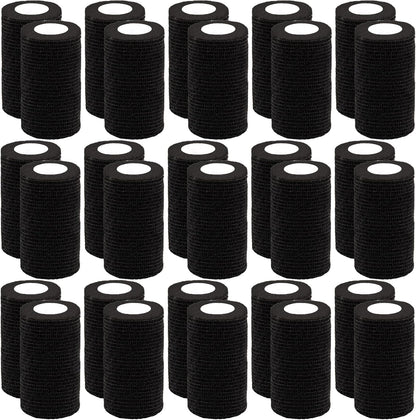 30 Rolls Self Adherent Wrap 2 Inch Self Adhesive Bandages Wrap Tape Stretch Bandage Self Stick Bandage Wraps for Wrist Ankle Swelling Sprains