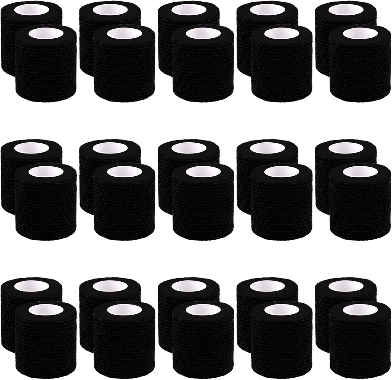 30 Rolls Self Adherent Wrap 2 Inch Self Adhesive Bandages Wrap Tape Stretch Bandage Self Stick Bandage Wraps for Wrist Ankle Swelling Sprains