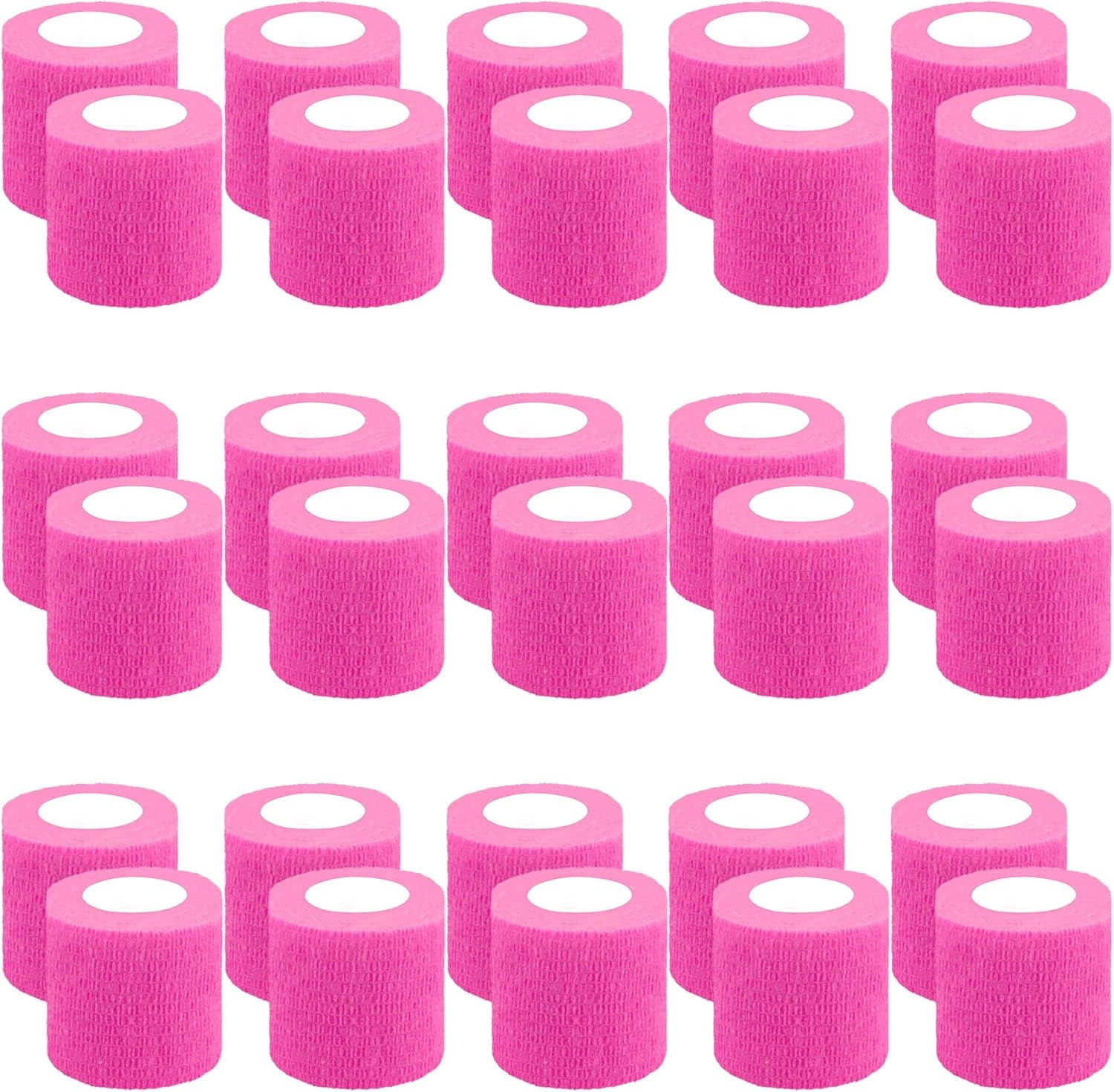 30 Rolls Self Adherent Wrap 2 Inch Self Adhesive Bandages Wrap Tape Stretch Bandage Self Stick Bandage Wraps for Wrist Ankle Swelling Sprains