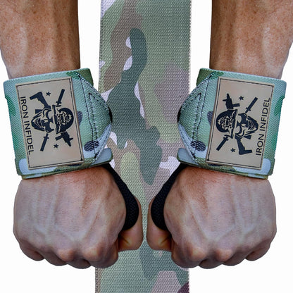 Heavy Duty Wrist Wraps for Weightlifting - Available in 18" and 24" for Enhanced Support in Gym Workouts, CrossFit, Fitness, and Powerlifting