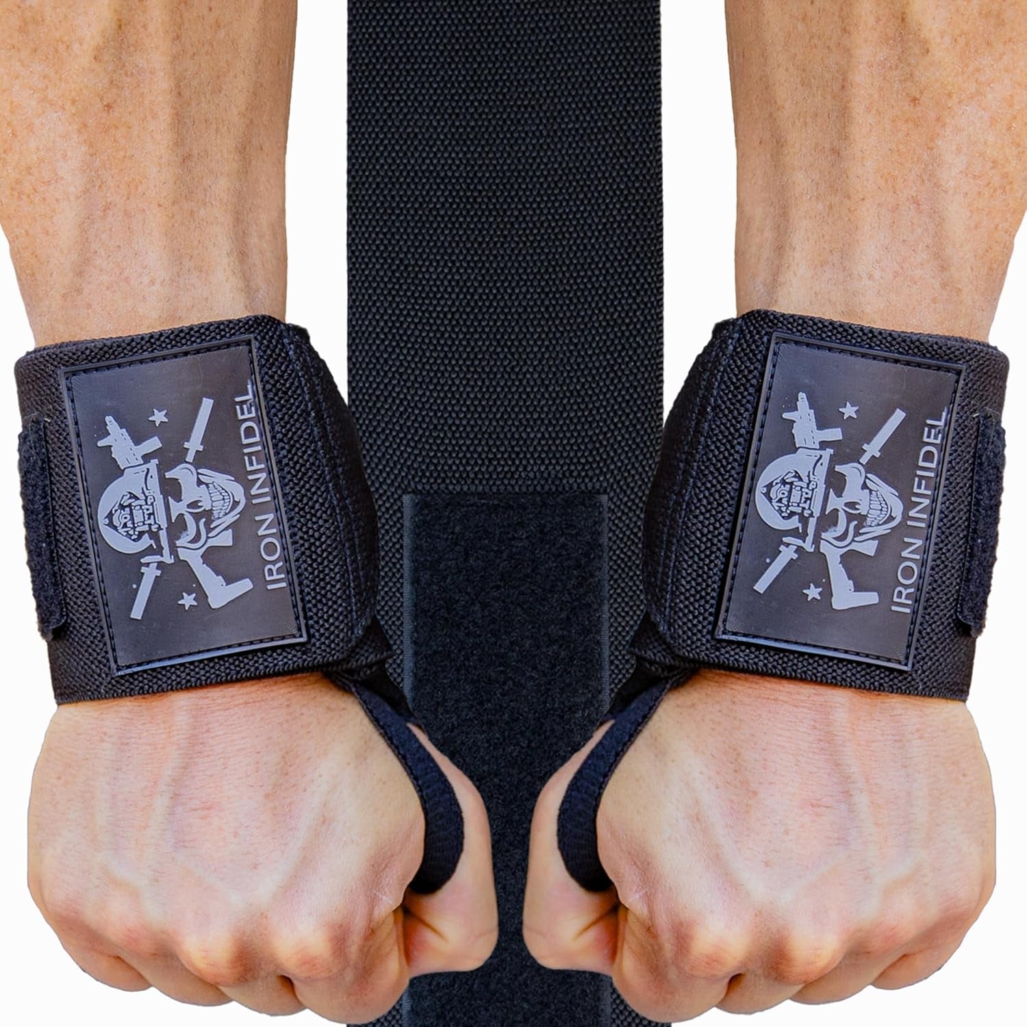 Heavy Duty Wrist Wraps for Weightlifting - Available in 18" and 24" for Enhanced Support in Gym Workouts, CrossFit, Fitness, and Powerlifting